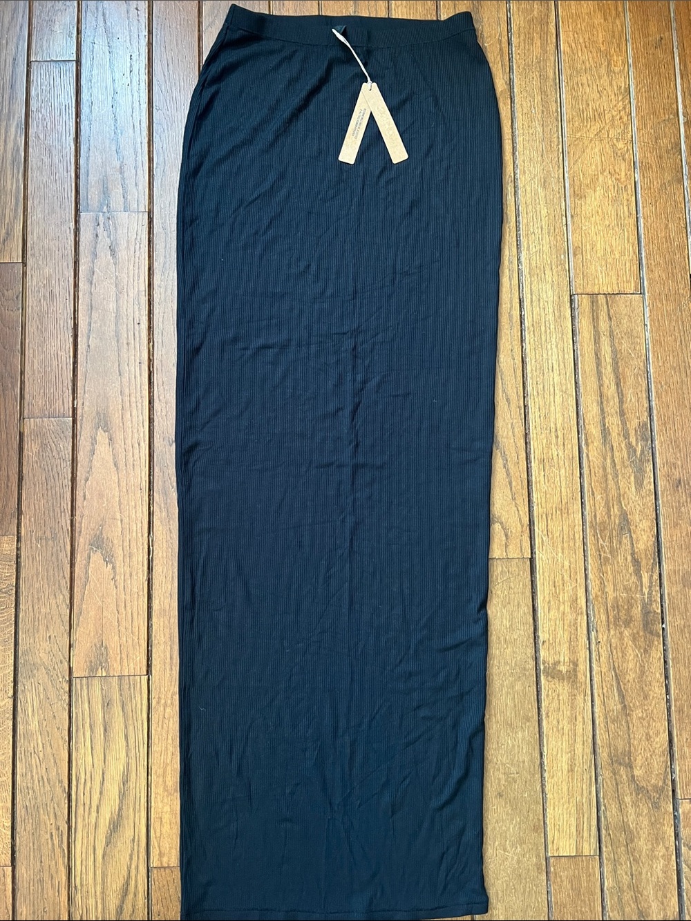SKIMS Black Soft Lounge Long Maxi Skirt Size Small NWT